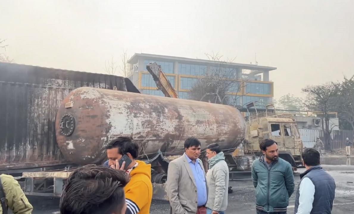 In Photos: Death toll in Jaipur LPG tanker crash rises to 14