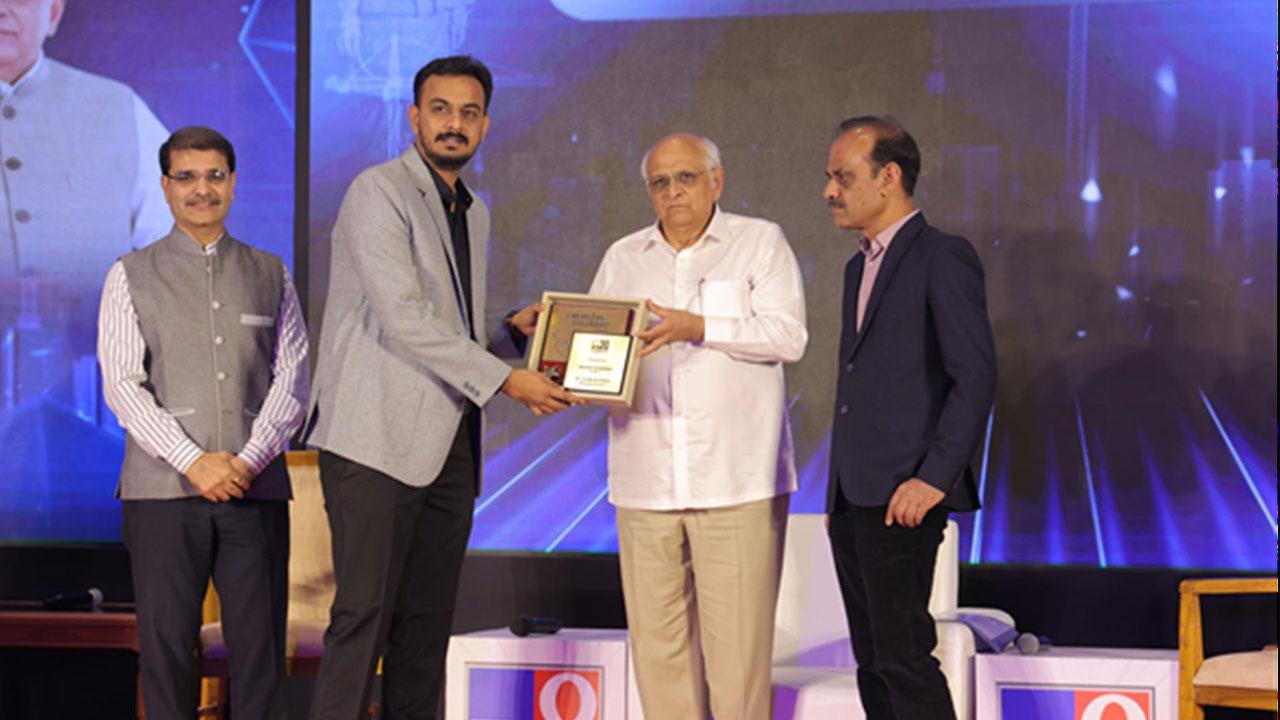 Mr. Hardiksinh R. Jhala Honored as Emerging Businessman at Emerging Gujarat 2024 by TV9 Gujarati