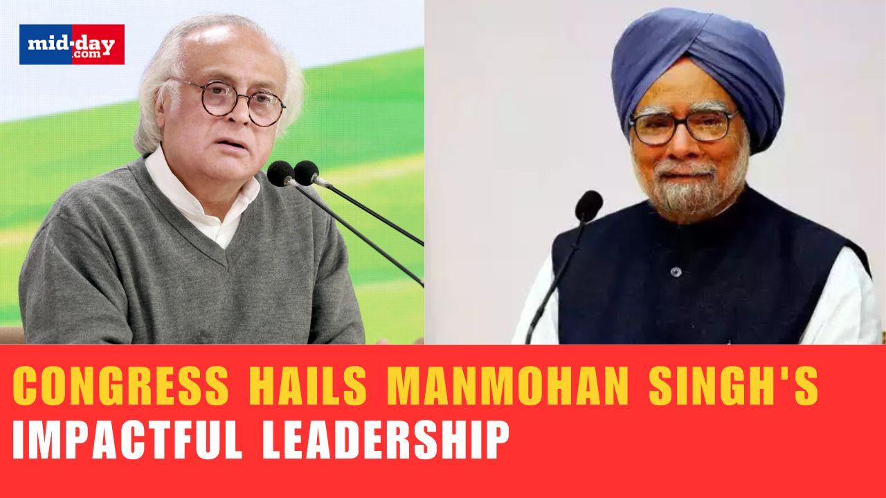 Congress leader Jairam Ramesh praises Dr. Manmohan Singh’s leadership