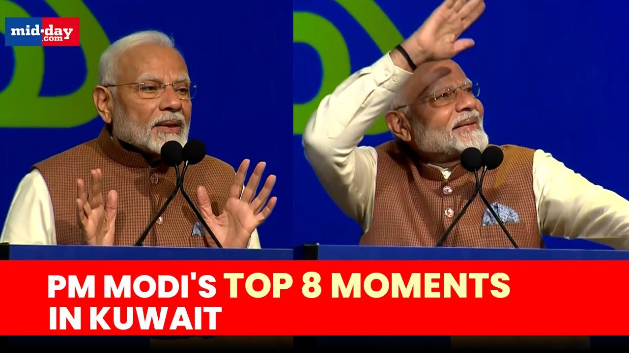 PM Modi in Kuwait: Top 8 moments of PM in Kuwait - Watch video