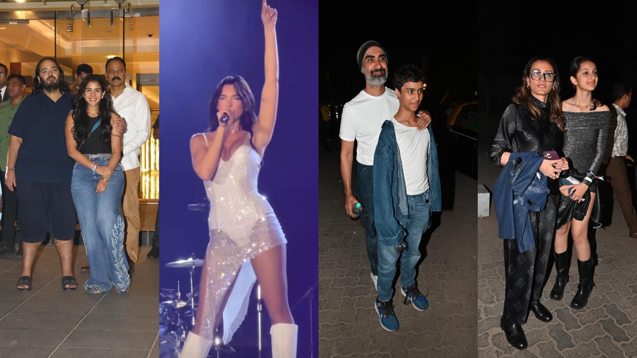 In Pics: Celebs who attend Dua Lipa concert in Mumbai