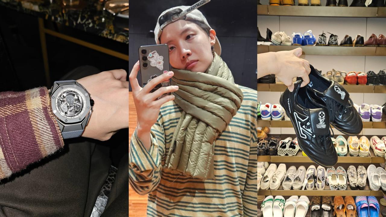 BTS: J-hope flaunts Rs 4.08 cr watch; shares a glimpse of his luxury shoe closet