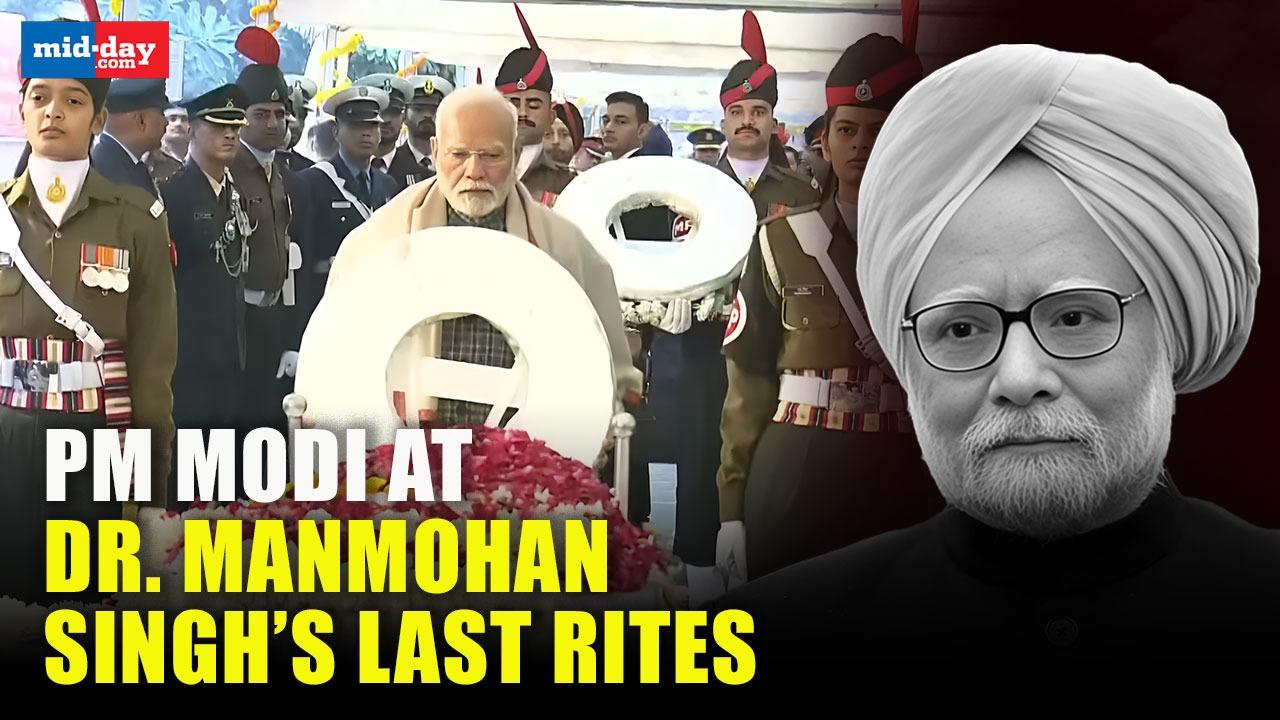 Manmohan Singh Cremation: Watch PM Modi’s final tribute to Dr. Manmohan Singh