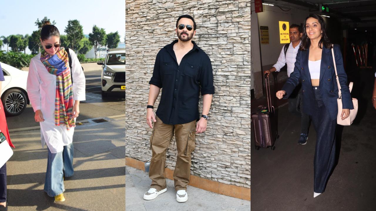 Spotted in the city: Shraddha Kapoor, Rohit Shetty, Kareena Kapoor & others