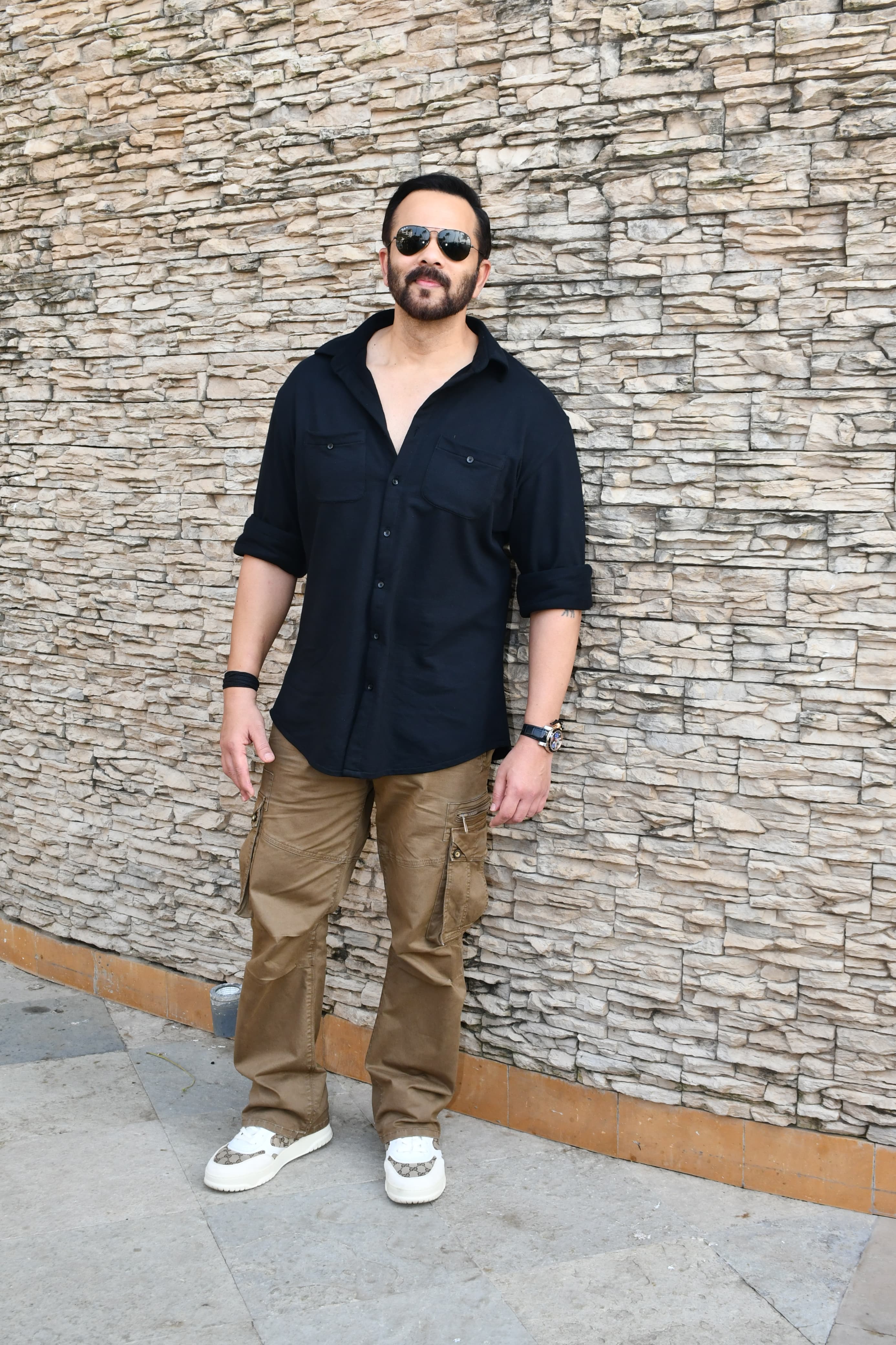 Rohit Shetty, who is awaiting the release of Singham Again, was clicked in the city