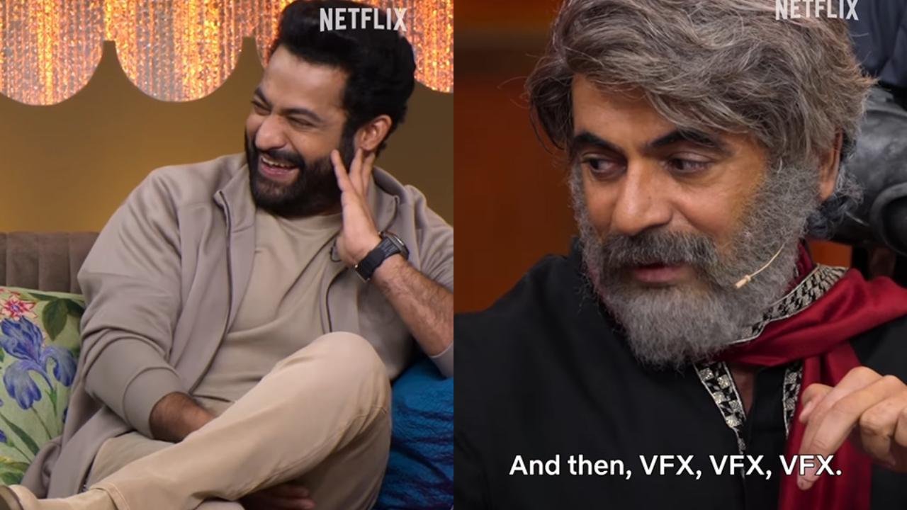 ‘VFX VFX VFX’: Sunil Grover mimics SS Rajamouli in front of 'RRR' actor Jr NTR