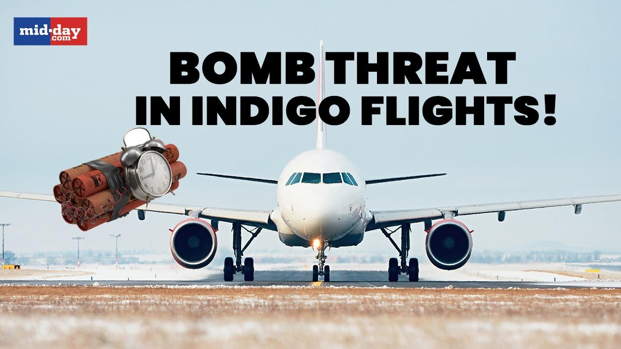 Two Indigo flights from Mumbai recieve bomb threats - Watch video