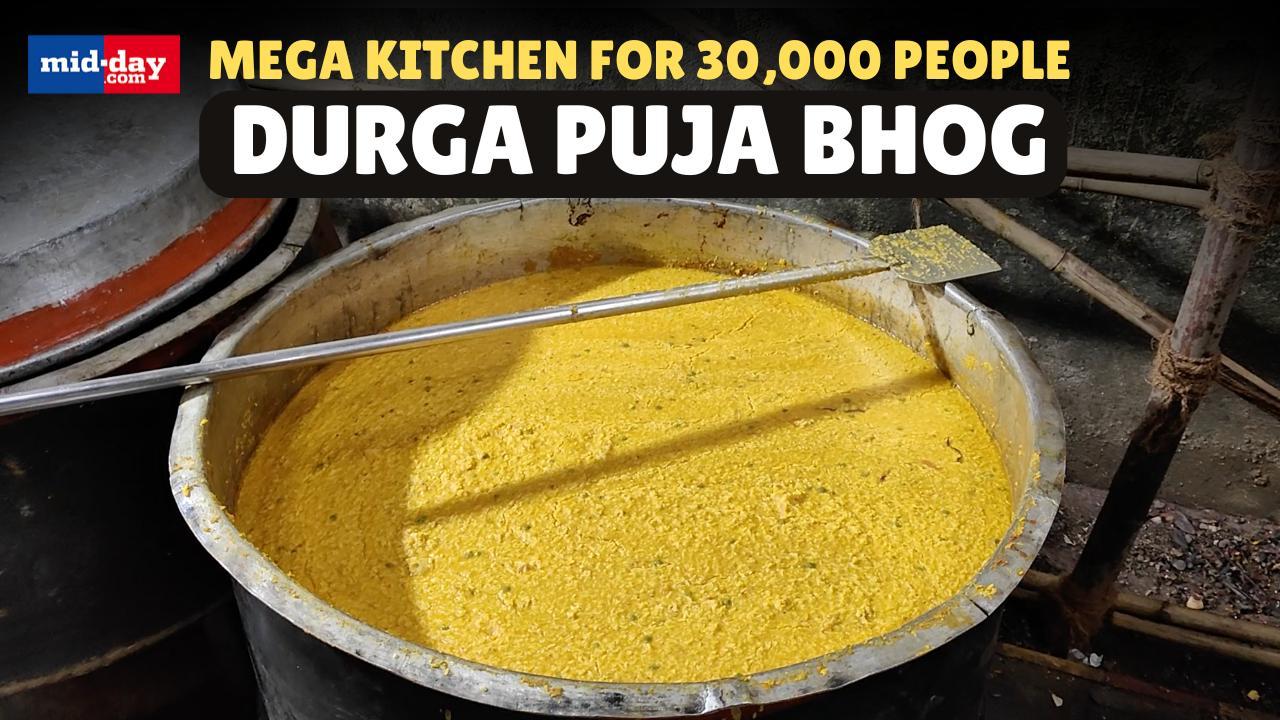 Durga Puja 2024: How 30,000 people are fed Bhog at Powai’s Durga Puja pandal