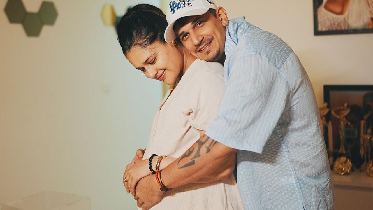 Prince Narula and his wife Yuvika Chaudhary are blessed with a baby girl