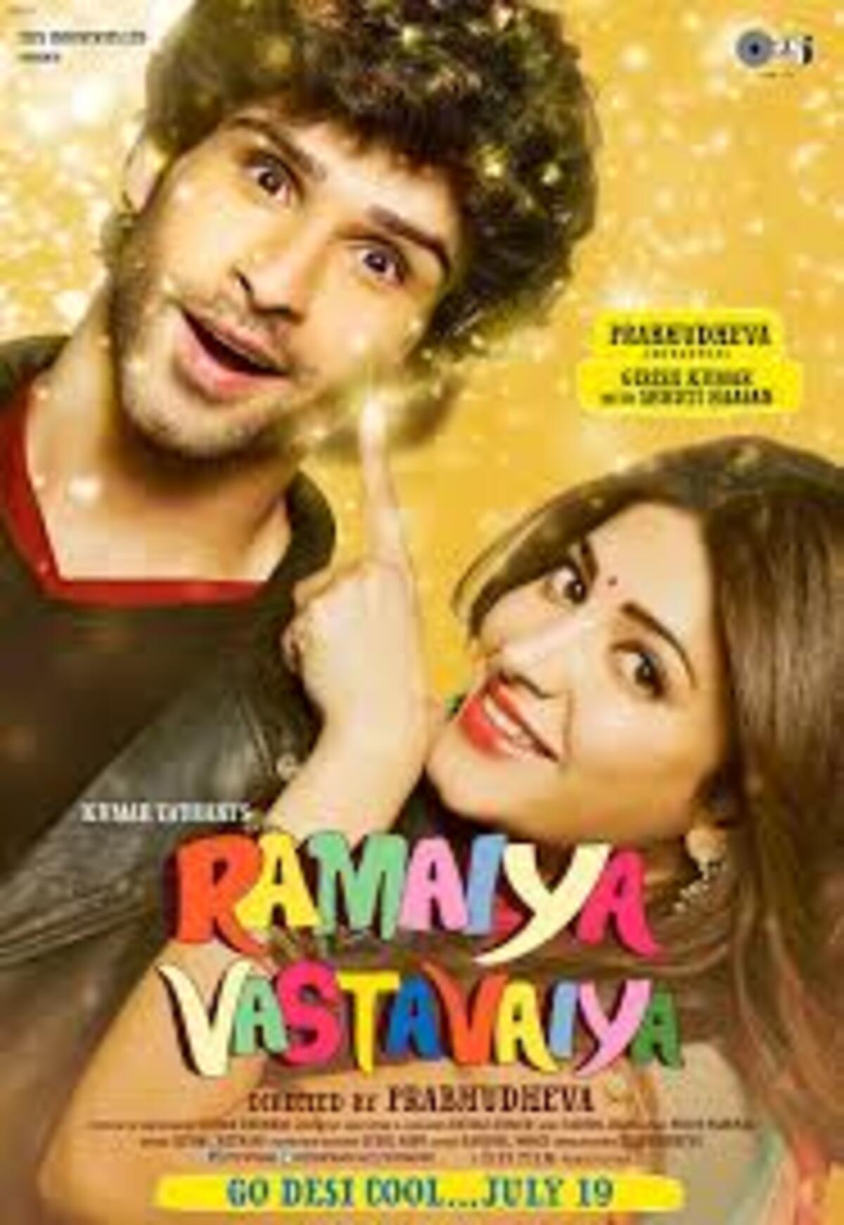 'Ramaiya Vastavaiya' is a light-hearted rom-com starring Shruti Haasan, Sonu Sood and Girish Kumar portraying as Sona, Raghuveer and Ram respectively. 