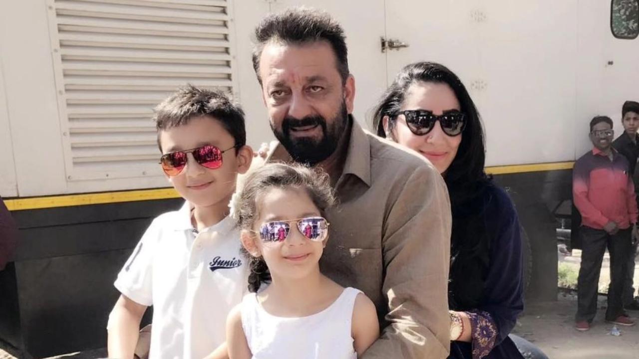 'Study hard and be humble': Sanjay Dutt drops sweet birthday wish for his twins, Iqra and Shahraan