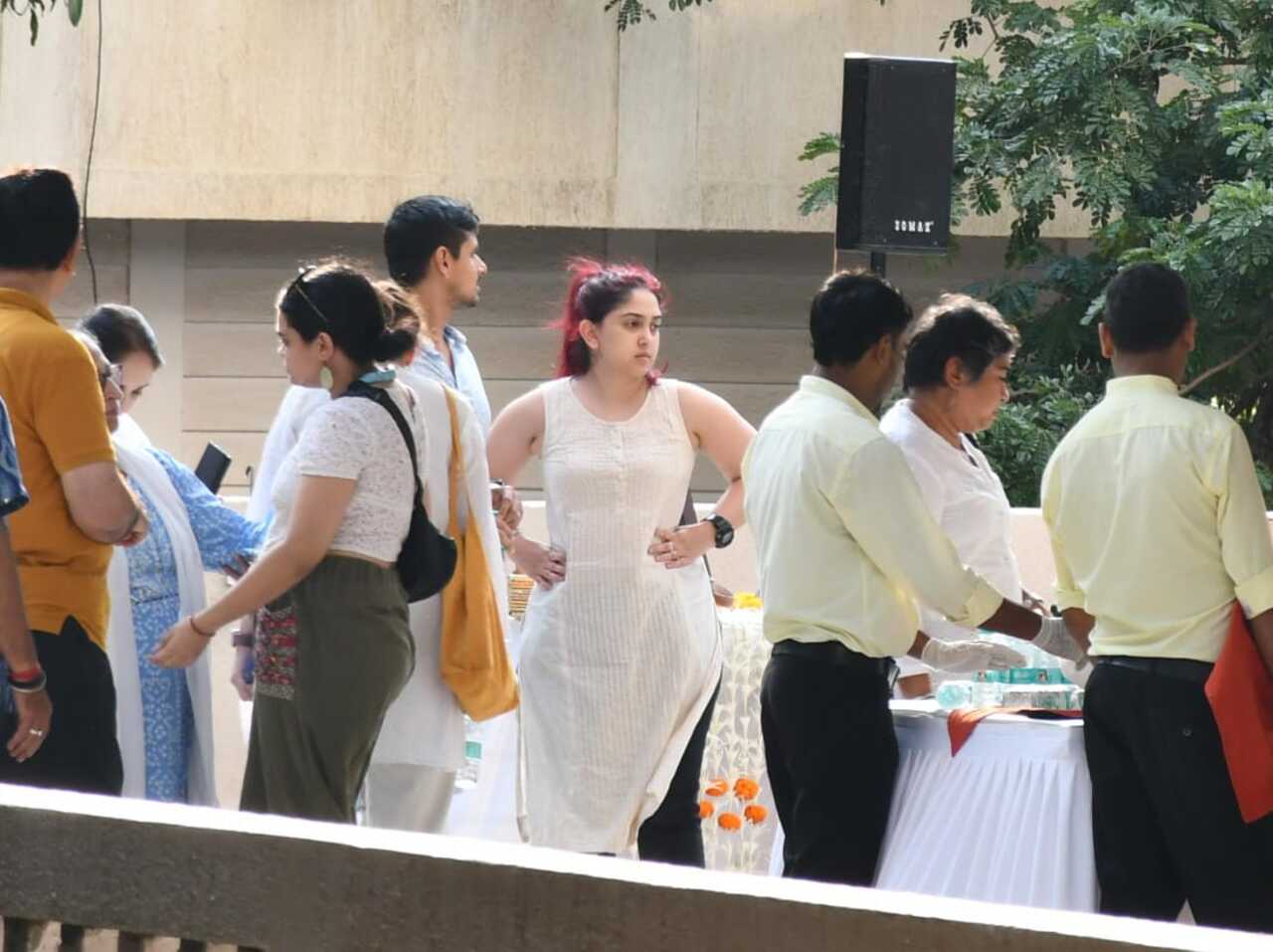 Aamir and Reena's daughter Ira Khan was present with her husband Nupur Shikhare. 