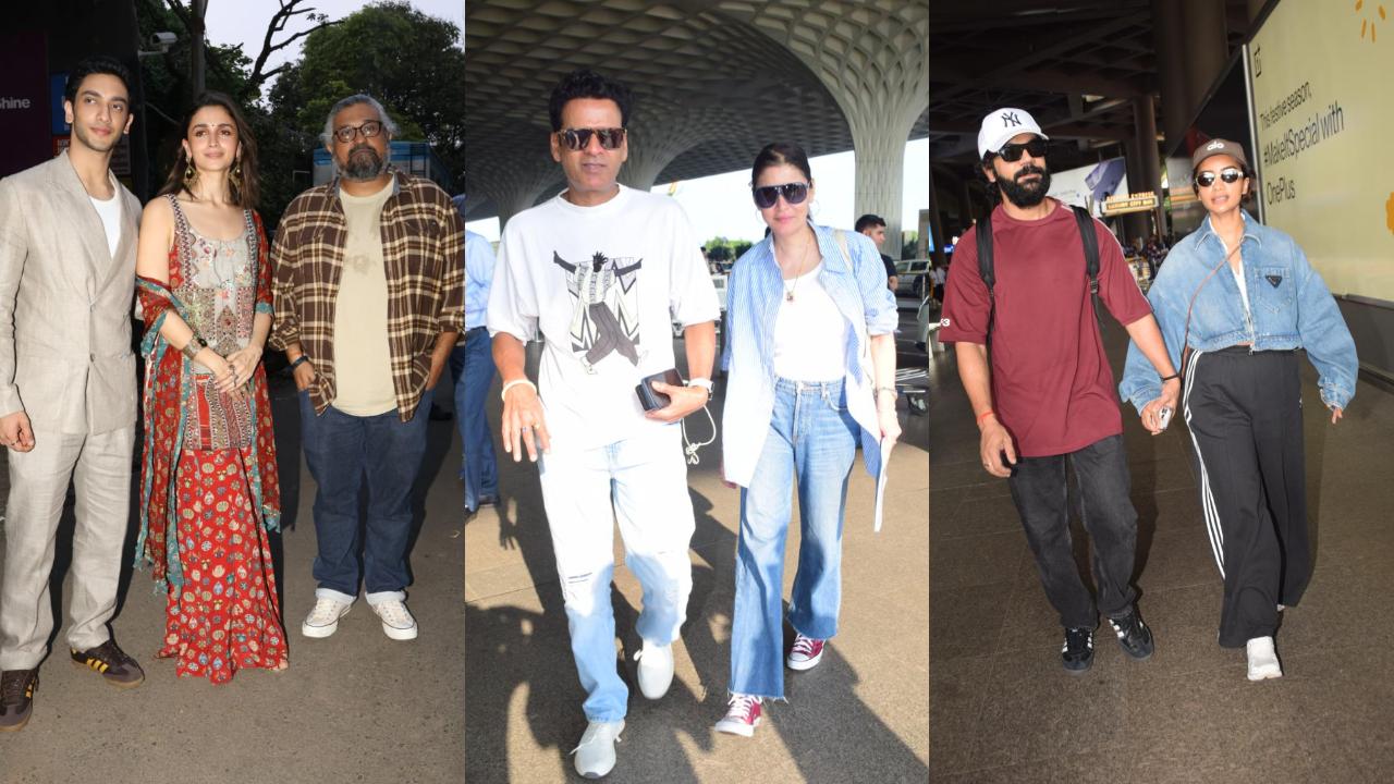 Spotted in the City: Alia Bhatt & Vedang promote Jigra; Rajkummar Rao at airport