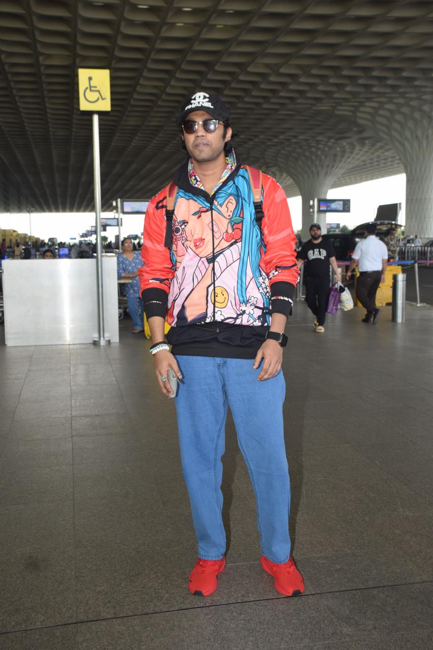 Babil Khan's funky and vibrant airport outfit, with its playful vibes, will definitely bring a smile to your face!