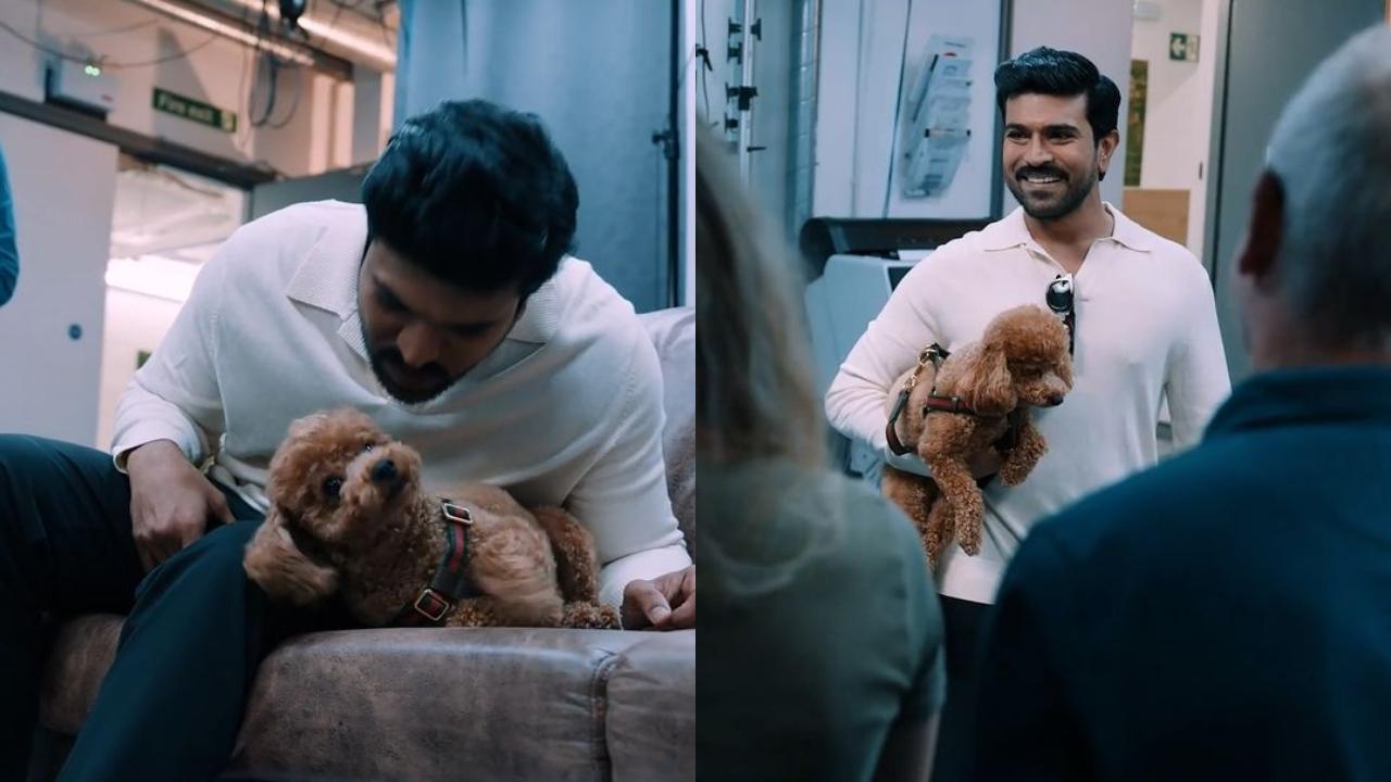 Ram Charan's paw-fect gift to fans! Actor set to get wax statue with his dog Rhyme