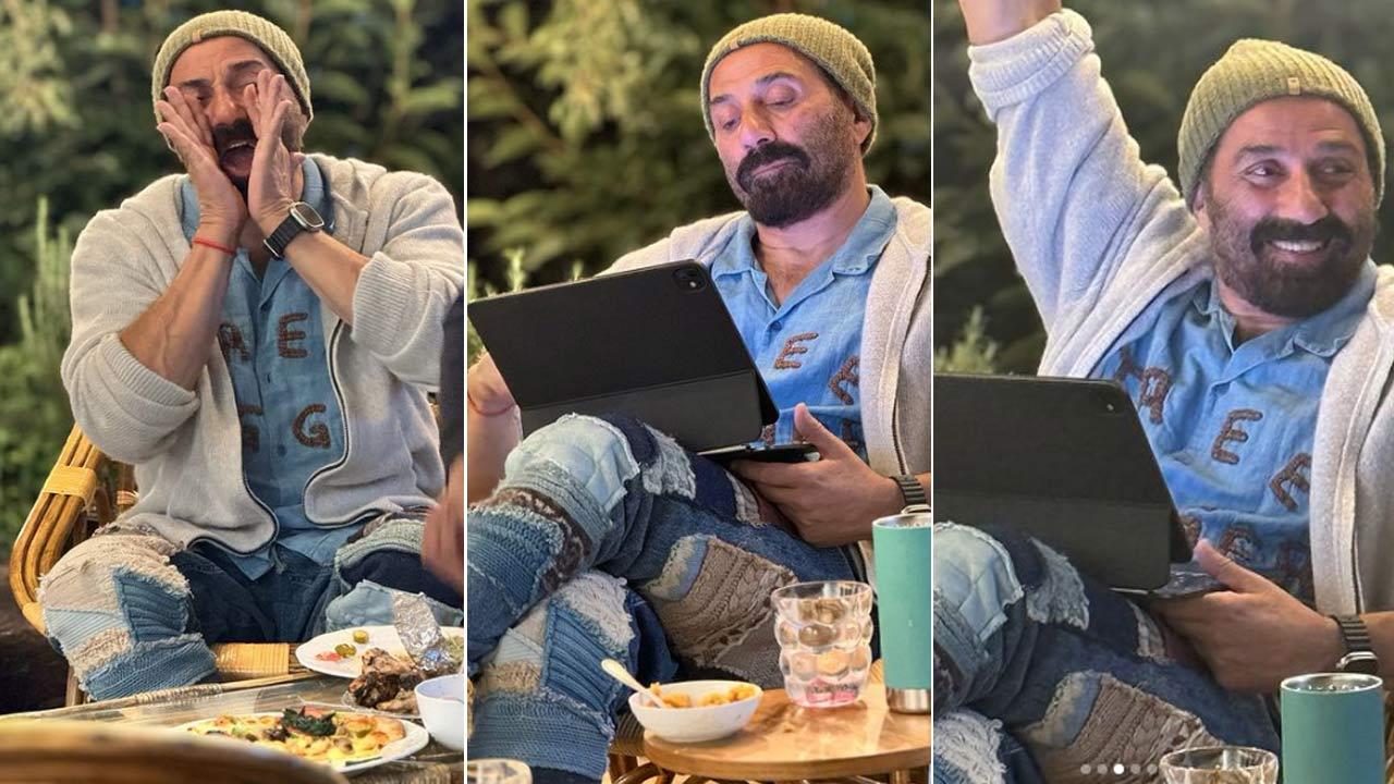 Sunny Deol gives a peek into his full of fun work schedule