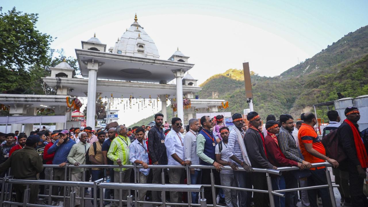 Registration counters at Katra station for Vaishno Devi pilgrims from Tuesday