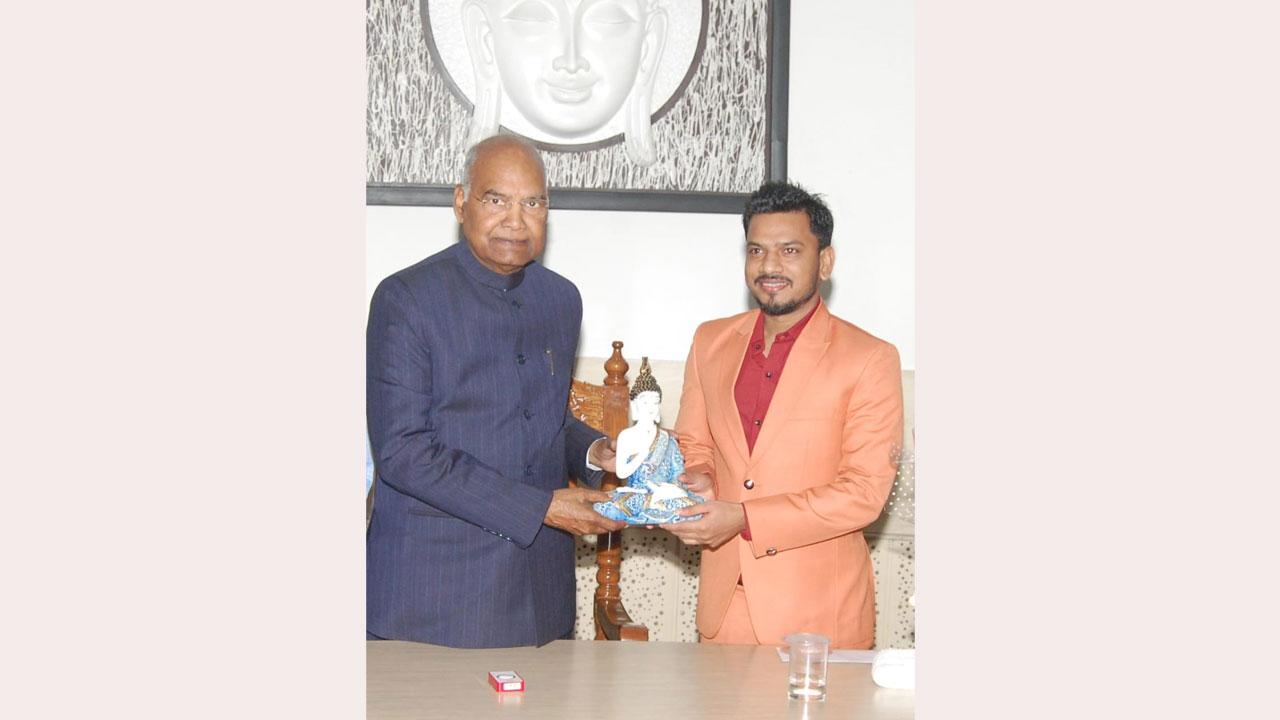 Raaz Rajpoot Gangaura Meets Former President Ram Nath Kovind to Discuss the Prestigious 