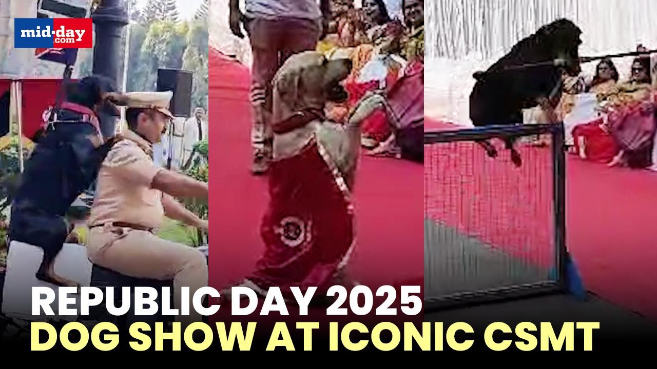 Republic Day 2025: Dog show grabs attention at Mumbai's CSMT