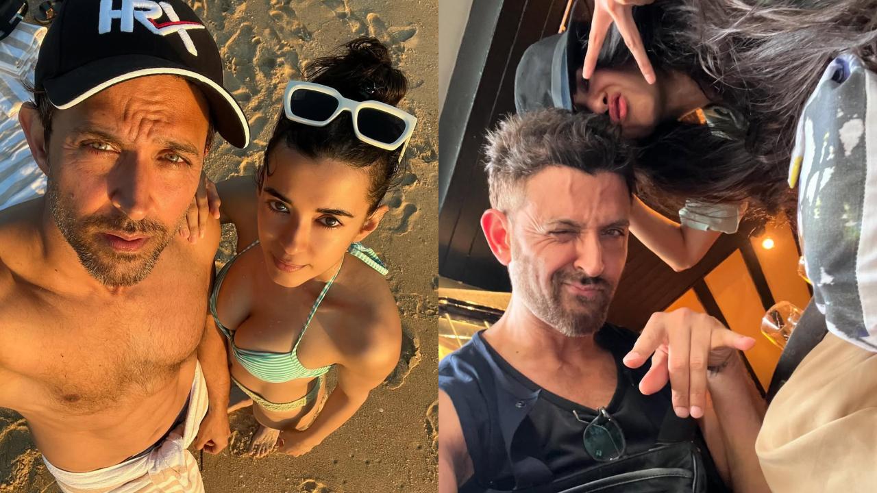 Saba Azad wishes boyfriend Hrithik Roshan with unseen pictures