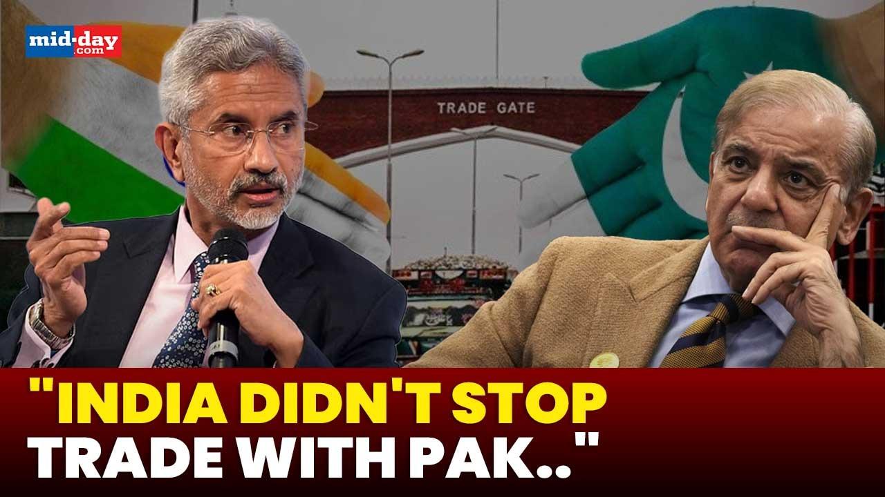 Watch: S Jaishankar clarifies Pakistan stopped trade, Not India