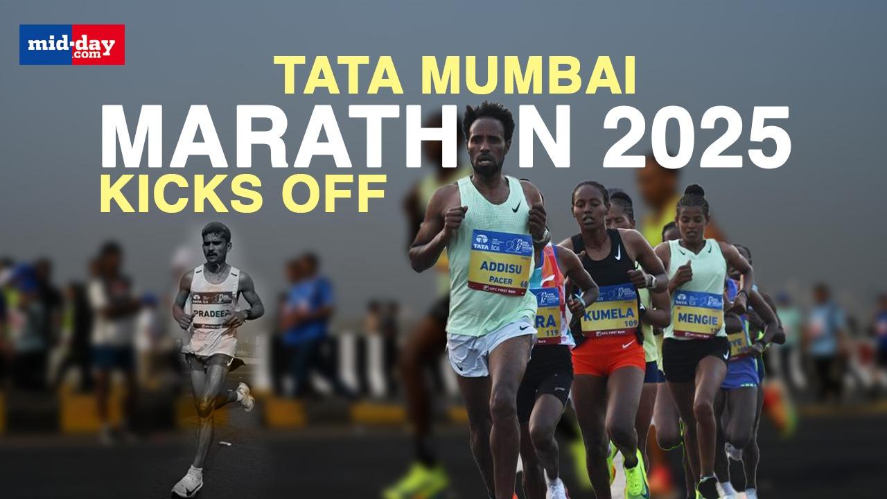 Tata Mumbai Marathon 2025 begins with full excitement and spirit - Watch video