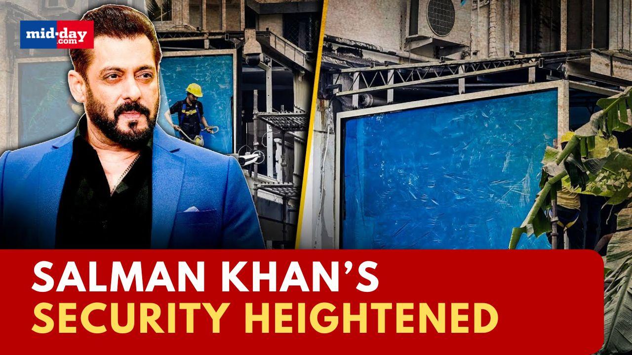 Salman Khan’s balcony covered with bulletproof glass amid heightened security