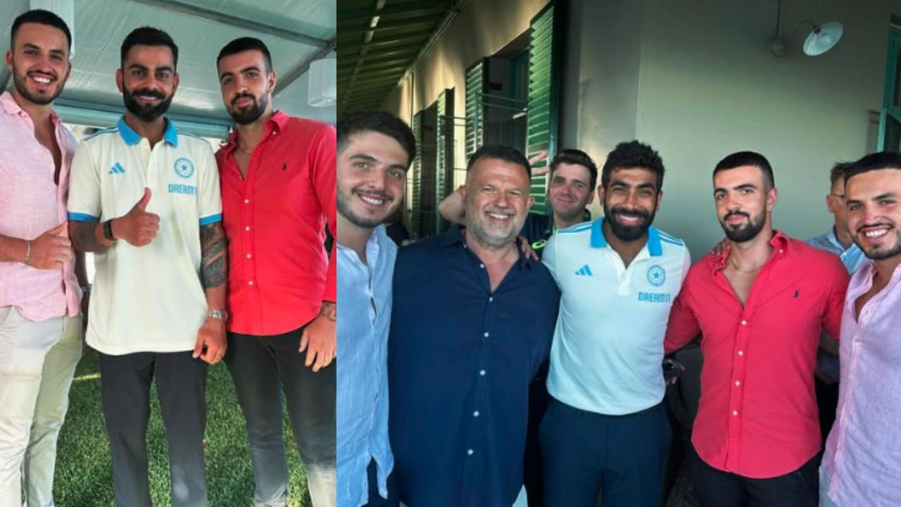 Kohli, Bumrah's pictures alongside Sam Konstas' brothers goes viral